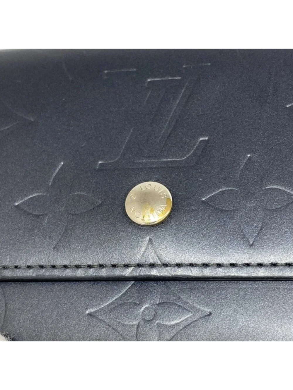 Louis Vuitton Trifold Wallet Monogram Matt Porte-Monnaie Billets Carte Cles de